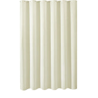 1pcs 180cm*180cm Plain Waffle Waterproof Mildew Resistant Polyester Shower Curtain Bathroom Partition Curtain With 12 Hooks