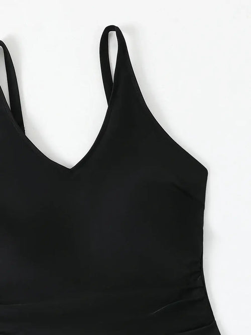 Women s Floral Print Halter Neck Backless  Swimsuit with Ruffle Detail and Tassel Tie-Up Waistband Beachwear