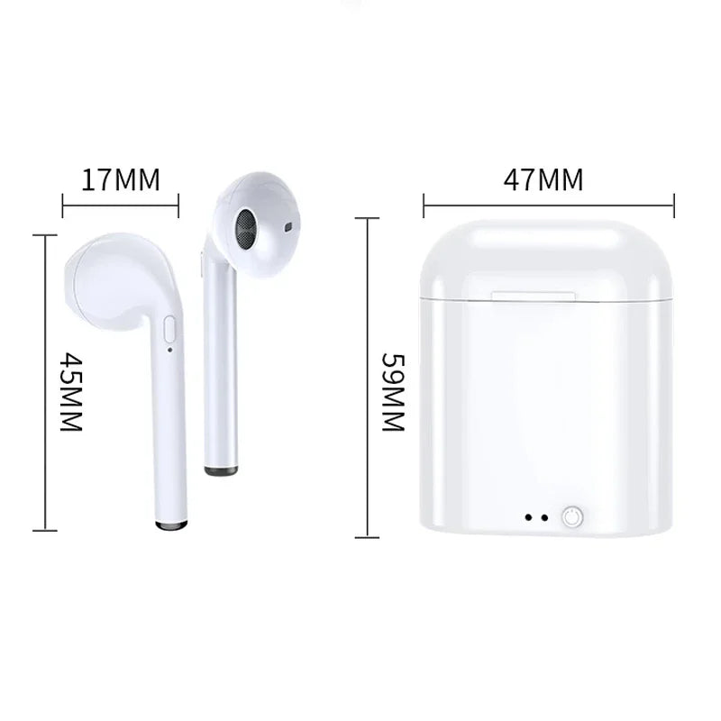 i7 MINI Wireless Bluetooth Earphone 5.0 Stereo Earbuds Headset Sports Wireless Headphones With Charging Box For All Smart Phone