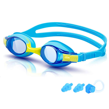 Swimming Goggles For Kids Youth Age 3-14 Years Old Anti-fog 100% UV Protection Clear Vision No Leaking Quick Adjustable Strap