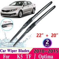 Car Windscreen Wipers for Kia K5 Accessories 2013 TF 2010~2015 Optima Auto Wipers Blade Front Windscreen Cutte Car Accessories