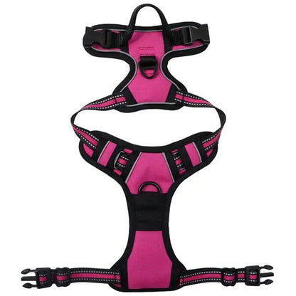 Reflective Adjustable Breathable Vest Chest Strap for Small Medium Large Dogs Pet Dog Harness Cat Puppy Collar Dog Accessoires