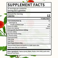 Ashwagandha, Turmeric, Chamomile, Black Pepper Extracts, Supports Mood Balance, Supports Energy, Immune Health, Antioxidant