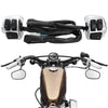 Motorcycle 1" 25mm Handlebar Control Switch Wiring Harness For Harley Sportster XL883 1200 Dyna Street Bob V-ROD Softail 96-2012