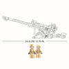 Sluban World War II Military Weapon M777 Ultralightweight Field Howitzers WW2 Model Building Blocks Kits Bricks Kids Toys Gifts