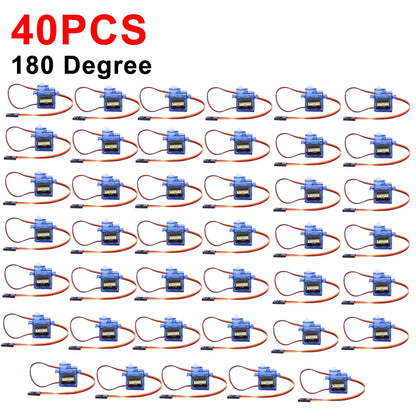 1-100pcs SG90 9G Micro Digital Servo Motor 180/360° Fixed-Wing Micro Gear Servo Motor for Rc Helicopter Toy Airplane Aircraft