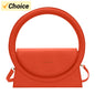 Hand-Woven Bread Women's Clutch Top Handle Satchel Shoulder Crossbody Creative Noodles Purses Underarm Bag Handbag