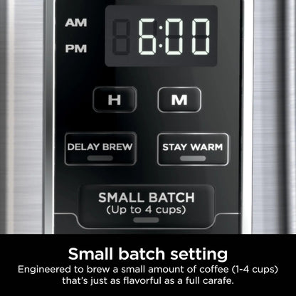 12-Cup Programmable Coffee Brewer, 2 Brew Styles, Adjustable Warm Plate, 60oz Water Reservoir,Delay Brew - Black/Stainless Steel