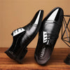 Men's Dress Shoes Business Oxfords Patent Leather Dress Shoes Classic Loafers Formal Derby Shoes For Men