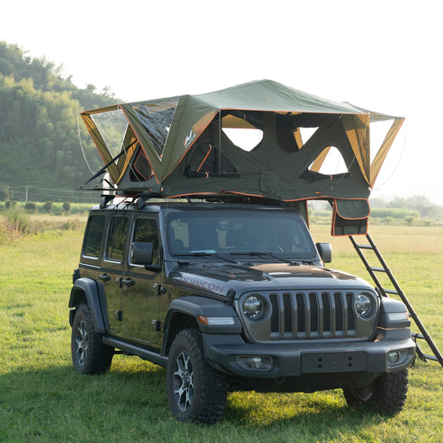 Naturnest Andromeda Rooftop Tent, Car Roof Top Tent Soft Cover Tents for Camping RTT Overlanding Tent with Telescopic Ladder for