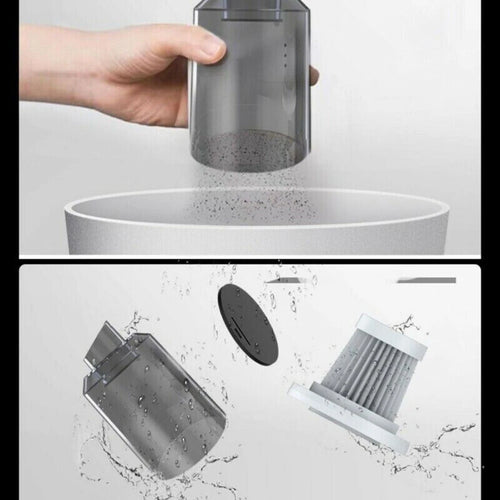 6000Pa Cordless Handheld Vacuum Cleaner 120W High Power Vacuum Cleaner Fully Automatic Power Cleaning Appliance for Home and Car