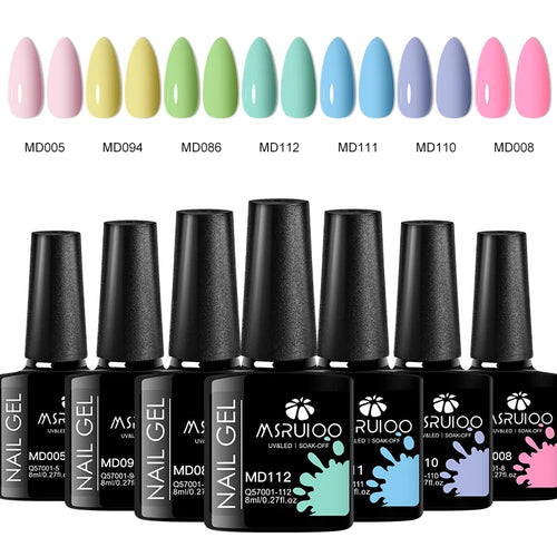 7pc Nail Gel Polish Set DIY Nail Art Design All For Decoration Soak Off UV Gel Long Lasting Manicure Painting Gel Vernis Kits