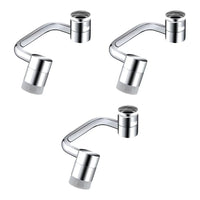 1080° Rotatable Extension Faucet Sprayer Head Universal Faucet-Extender 2 Modes Stainless Steel Bathroom Tap Extend Adapter