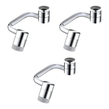1080° Rotatable Extension Faucet Sprayer Head Universal Faucet-Extender 2 Modes Stainless Steel Bathroom Tap Extend Adapter