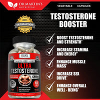 Male Muscle Booster - Natural Workout Supplement To Boost Energy, Endurance and Strength