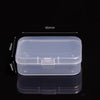 Mini Boxes Rectangle Plastic Storage Box Practical Frosted Translucent Toolbox Bead Jewelry Case Display Organizer Container