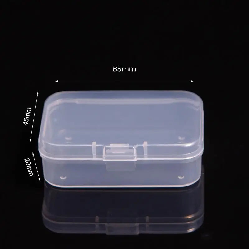 Mini Boxes Rectangle Plastic Storage Box Practical Frosted Translucent Toolbox Bead Jewelry Case Display Organizer Container