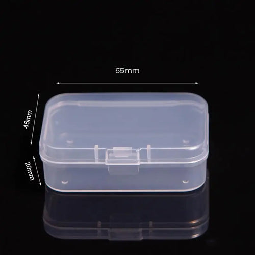 Mini Boxes Rectangle Plastic Storage Box Practical Frosted Translucent Toolbox Bead Jewelry Case Display Organizer Container