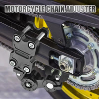Motorcycle Chain Adjuster Automatic Adjustment Motorbike Tension Guide Cycling Chain Tensioner Tool For Motorcycles Dirt Bikes