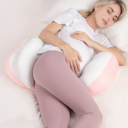 Pregnancy Pillow, Pregnancy Waist Protection Pillow Side Sleeping Pillow Pregnant Women Lying Support Pillow