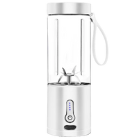 530ML Powerful Portable Blender for Smoothies Shakes USB Rechargeable Food Processor Fruit Mixer Machine Mini Juicer Blender Cup