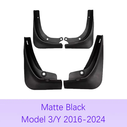 For Tesla Model 3 Y 2016-2024 4 PCS Mudguards Front Rear Wheel Mud Flaps Splash Guards ABS Car Accessories