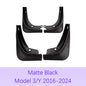 For Tesla Model 3 Y 2016-2024 4 PCS Mudguards Front Rear Wheel Mud Flaps Splash Guards ABS Car Accessories