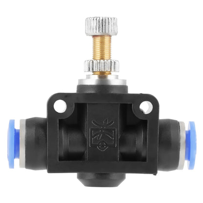 Pneumatic Airflow Regulator /set Push In Speed Controller 6mm Pneumatic Air  Control Valve Connector
