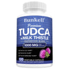 TUDCA + Milk Thistle Supplement - Bile Salts Liver Support, Gallbladder Health Supports liver health and promotes bile flow