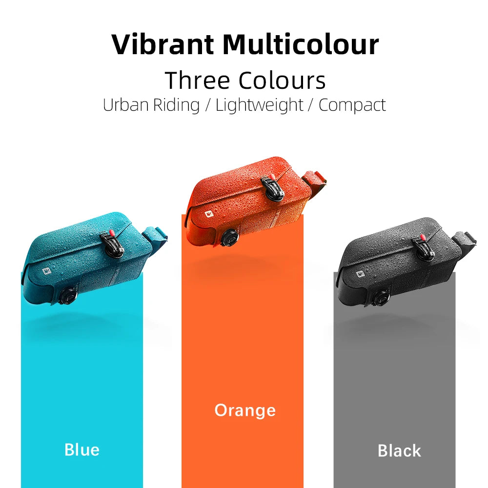 Rhinowalk 2L Waterproof Bicycle TopTube Bag Magnetic Bike Bag Road Bicycle Front Bag Compact Size Quick Release Buckle Cycle Bag