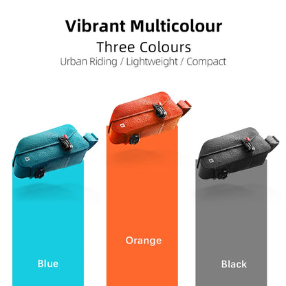 Rhinowalk 2L Waterproof Bicycle TopTube Bag Magnetic Bike Bag Road Bicycle Front Bag Compact Size Quick Release Buckle Cycle Bag
