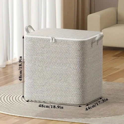 1pc Household Large Capacity Storage Bag Non-woven Material, Closet Wardrobe Organizer Can Be Used For Quilt Clothing, Toys EzBuyCo