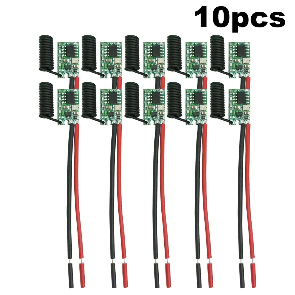 433Mhz RF Wireless Transmitter Modul Mini DC 12V 3V 5V 9V Learning Code 433.92 MHz 1 CH output For Remote Controls 1527 Encoding