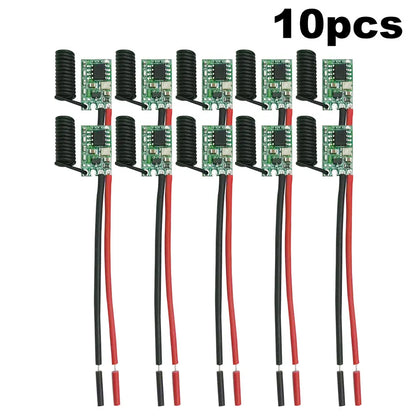 433Mhz RF Wireless Transmitter Modul Mini DC 12V 3V 5V 9V Learning Code 433.92 MHz 1 CH output For Remote Controls 1527 Encoding