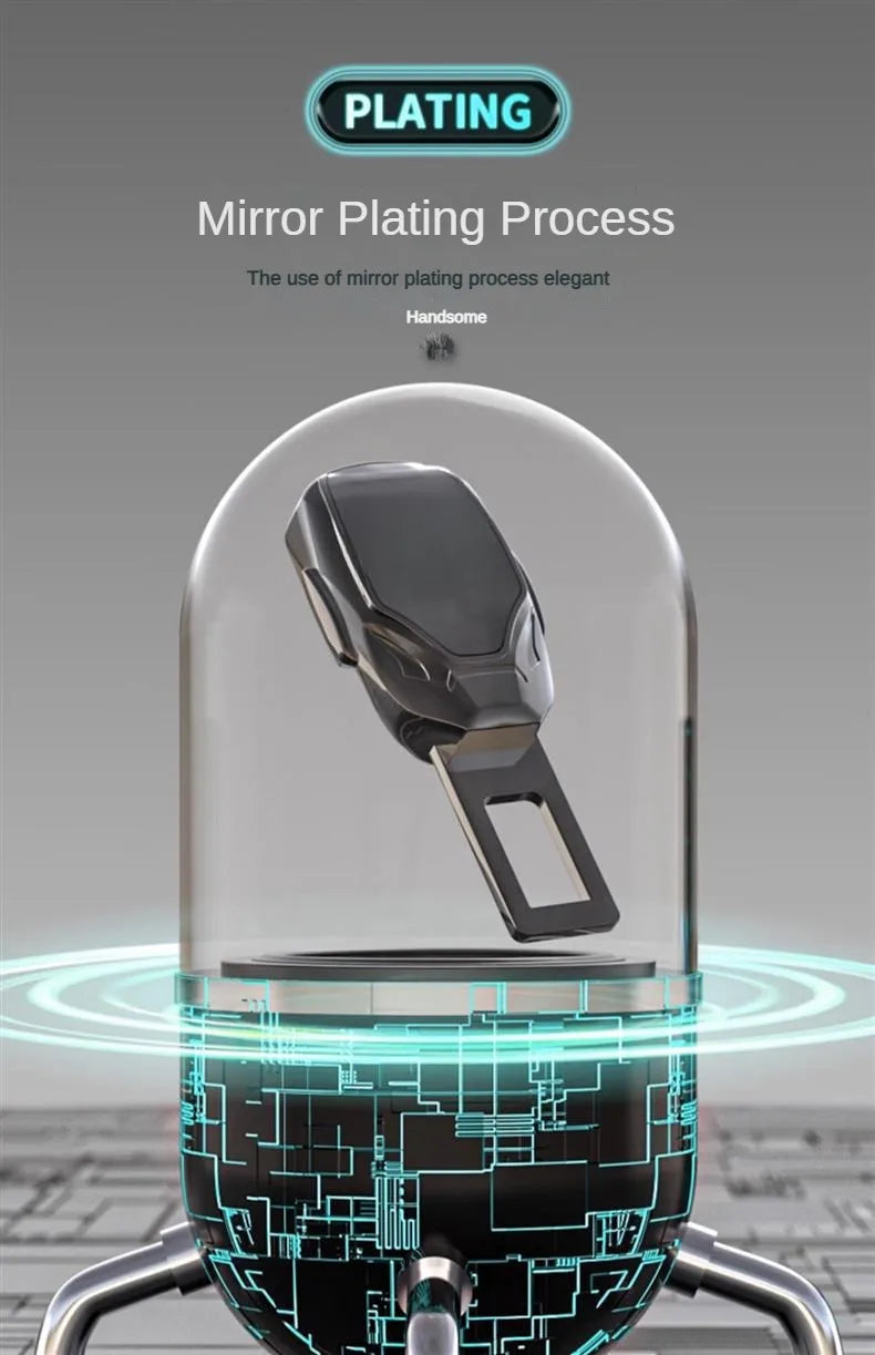 Car Seat Belt Extension Plug Buckle Seatbelt Clip Adjustable Extender For Tesla Model 3 Model S X Model Y Roadster Space X