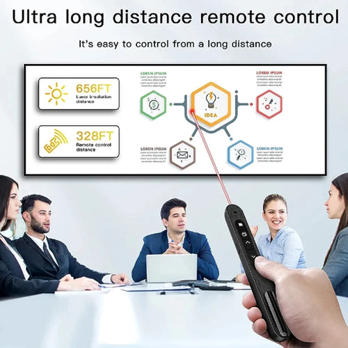 Wireless Presenter Red Light page turning pen 2.4G RF Volume Remote Control PPT Presentation USB PowerPoint Pointer Mouse