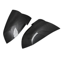 MagicKit Carbon Fiber Look Mirror Cover Style Rear Mirror Cover Caps For BMW F20 F21 F30 F32 F36 F87 X1 i3 Car Accessories