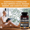 ONNIT Alpha Brain - Premium Nootropic Brain Supplement - Good for Focus, Concentration and Memory - 90 Capsules