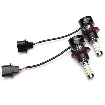 H13(9008) LED Headlight Bulbs Auto Conversion Kit Car Headlamps Replacement High Beam/Low Beam/Fog Light 6500K Super Bright