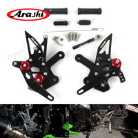 Arashi V2.0 Adjustable Rearset For KAWASAKI Ninja ZX4R ZX-4R 2023 / ZX-4RR ZX4RR 2022 -2024 CNC Footrest Foot Pegs Pedal