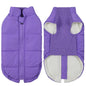 Winter Pet Dog Warm Cotton Coats Back Zipper Windproof Thickness Clothes for Small Medium Dogs Chihuahua French Bulldog Outfits