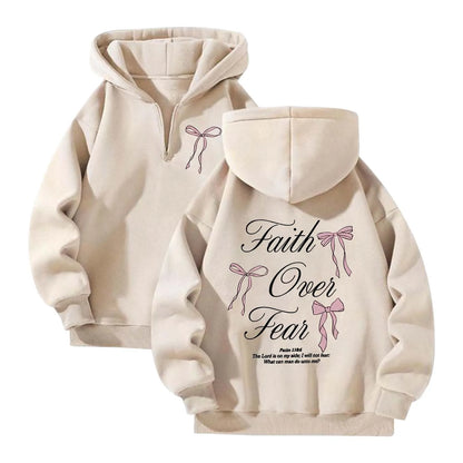 Lovellx Women's Hoodies with Butterfly Letter Print Long Sleeves Hooded Christian Jesus God Graphic Hoodies Harajuku Pulllovers