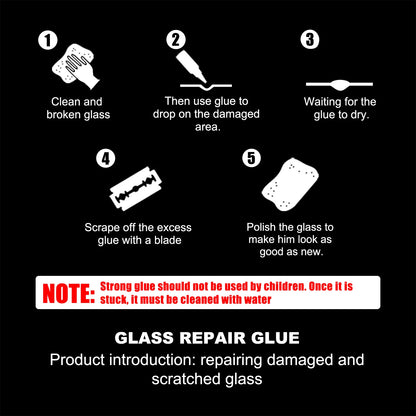 Windshield Repair Kit Crack Repair Fluid Car Window Repair Resin Windscreen Scratch Crack Restore Glass Curing Glue Accessories