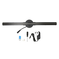 3D Hologram Fan Wifi Wireless Transmission 16.5in 2000x224 WiFi 3D Projector with 224 LED Light Beads for Business Advertising