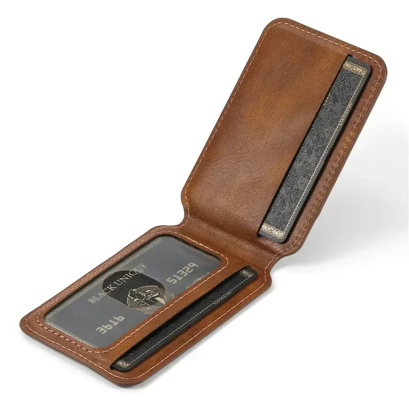 EUCAGR Magsafe Magnetic 2 In 1 Detachable Wallet Leather Case For iPhone 12 13 14 15 16 Pro Max Plus Shockproof Holder Cover
