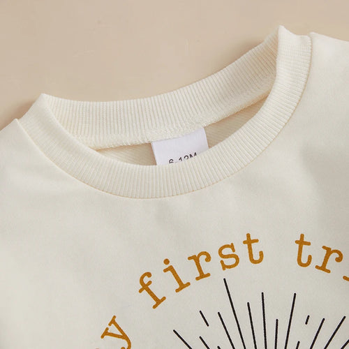 Adorable Toddler Winter Hoodies Stylish Design Cartoon Bear Print Pullover Warm Sweatshirt Kids Casual Tops for Autumn