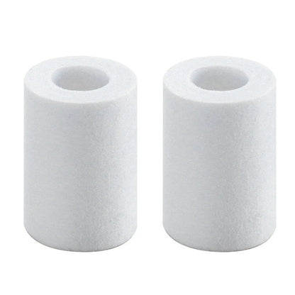 Household Water Filter Filtered Shower Head Transparent 5 Micron PP Cotton Filter 3.5x2.4in for Improving Skin Hair Nails Health