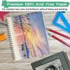 9 x 12 Sketchbook, 68 lb/100g SM Sketchbook 100 spiral-bound acid-free drawing paper with hard cover art paper