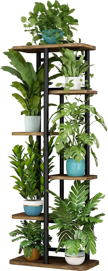 Plant Multiple Flower Rack Holder Shelves Storage Organizer Display Indoor Planter for Balcony Bedroom Patio Garden