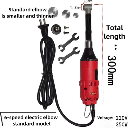 90 Degree Electric Elbow Engraving Motor Grinder Ceramic Tile Cleaning Tools lectric Elbow Grinding Machine Jewelry Dental